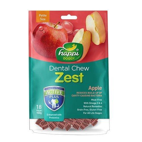 Happi Doggy Dental Chew Zest 150g (Petite 2.5")