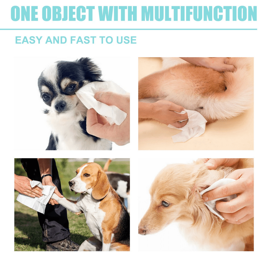 Cat/Dog Cleaning Wipes (100 Pieces) (Free Delivery)