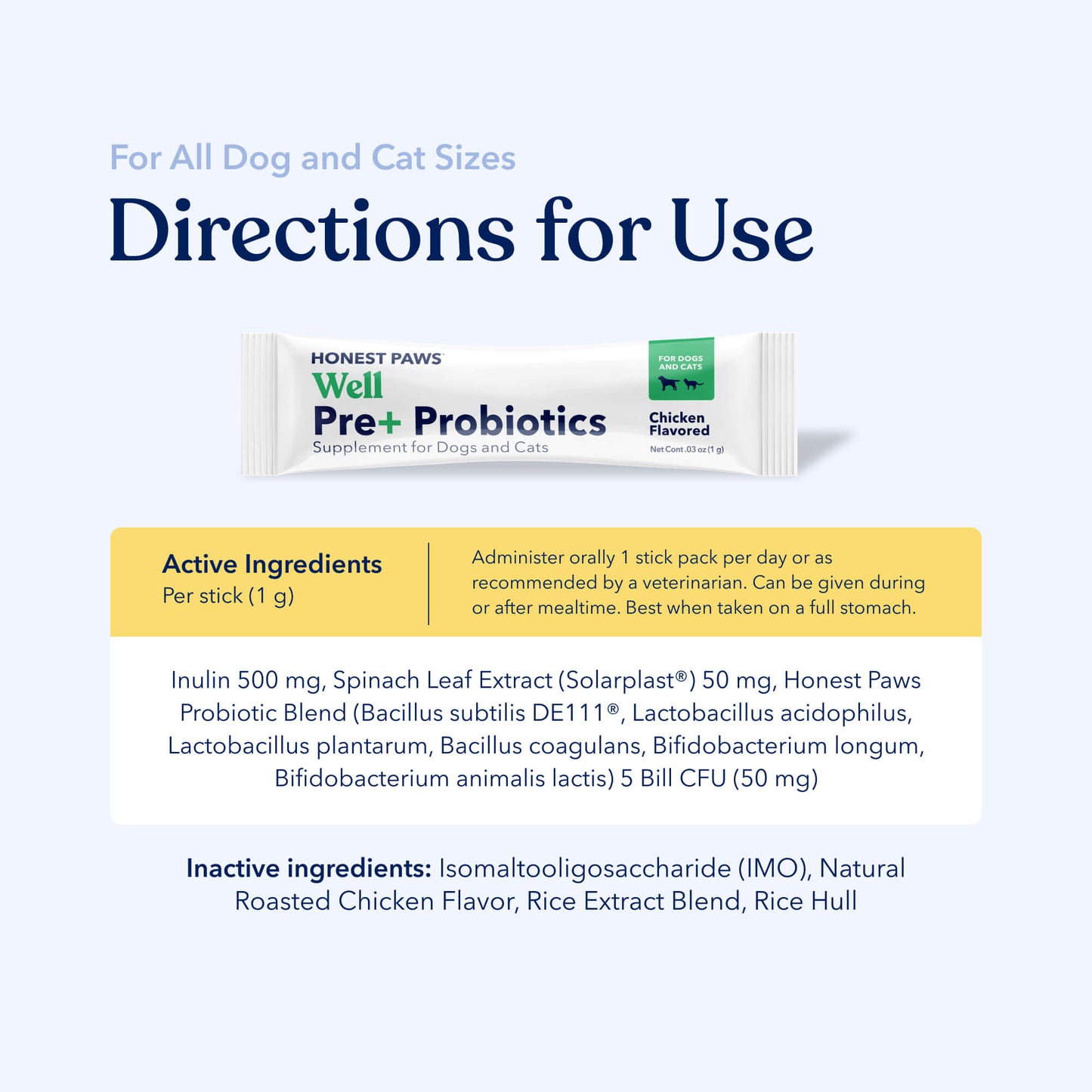 Probiotics With Prebiotics