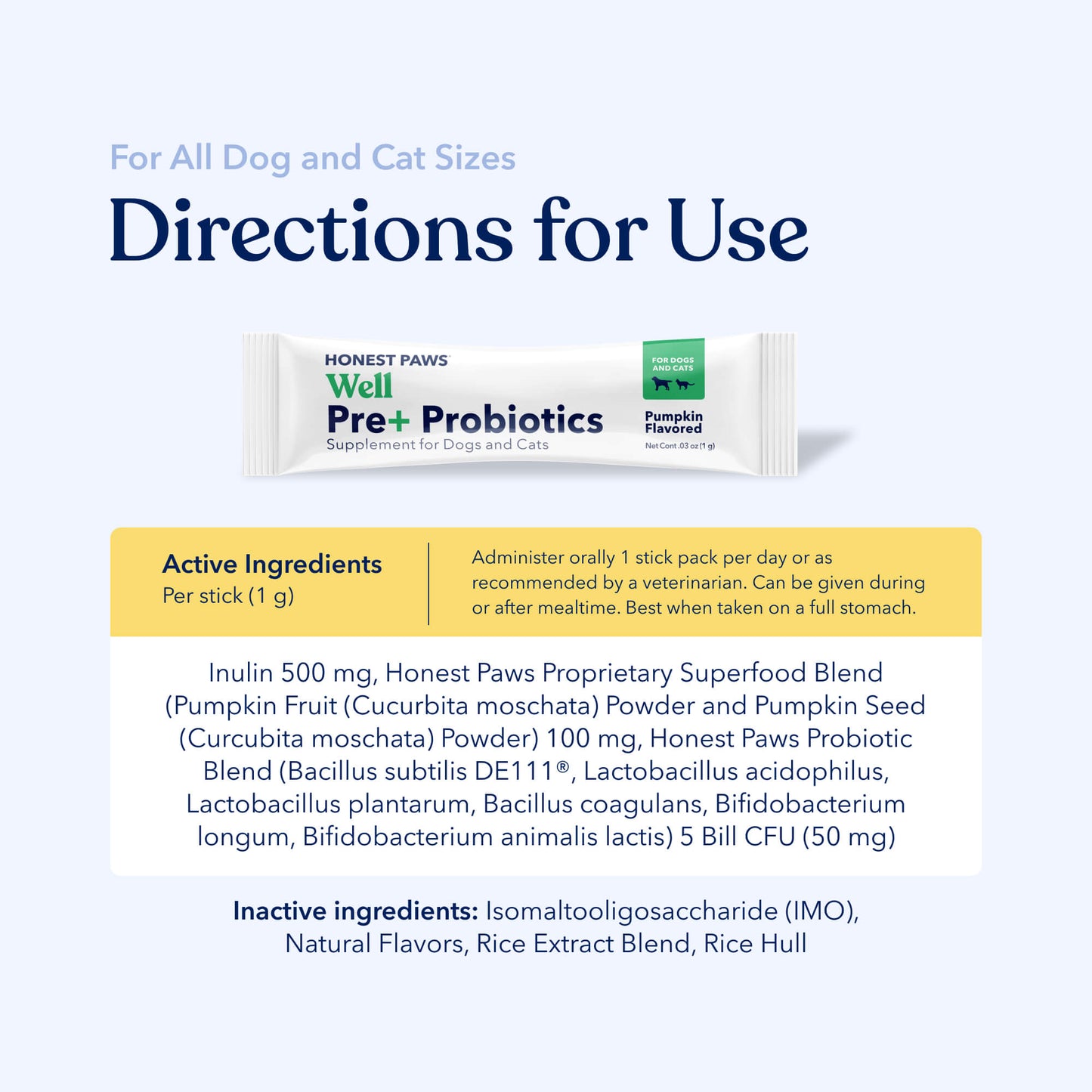 Probiotics With Prebiotics