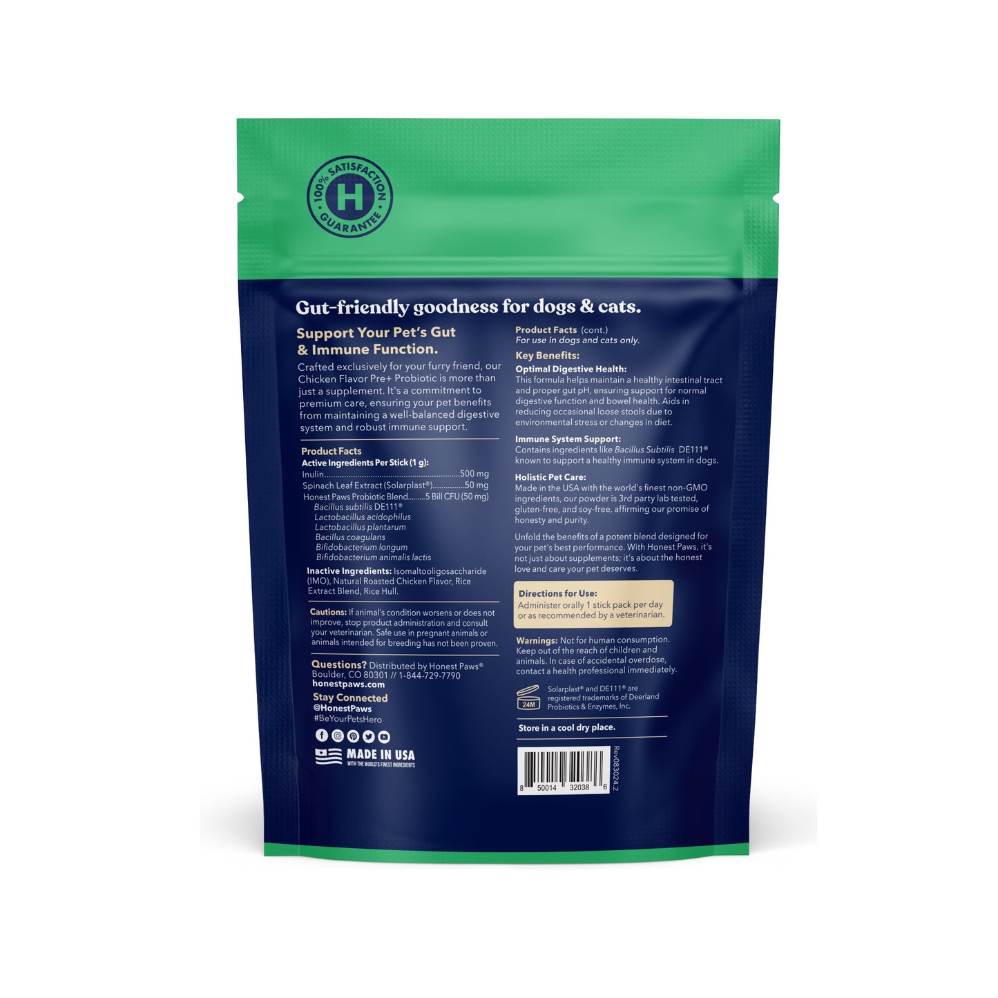 Probiotics With Prebiotics