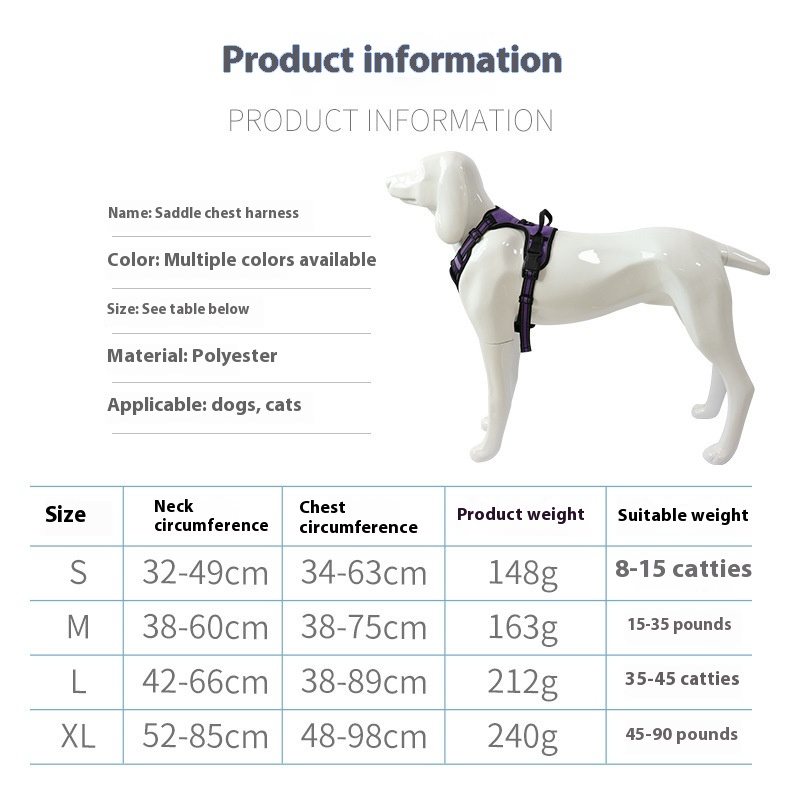 Pet Dog Anti-shock Vest Reflective