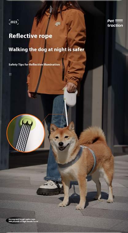 Pet Hand Holding Rope Retractable And Controllable Safe And Explosion Protective