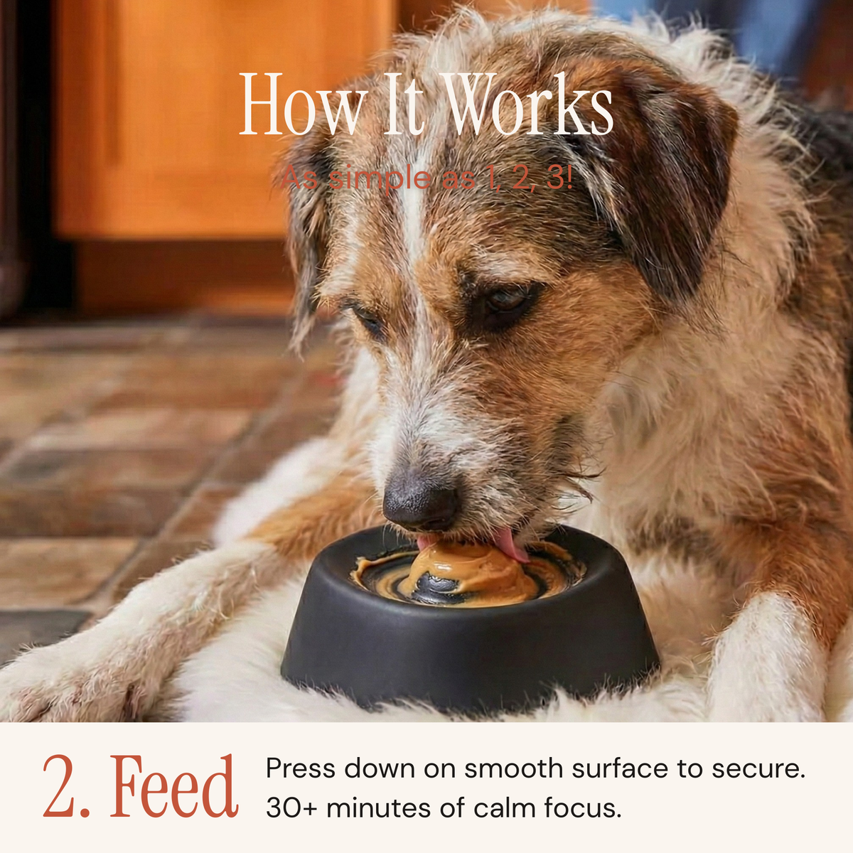 Lick-Pacing Calming Bowl