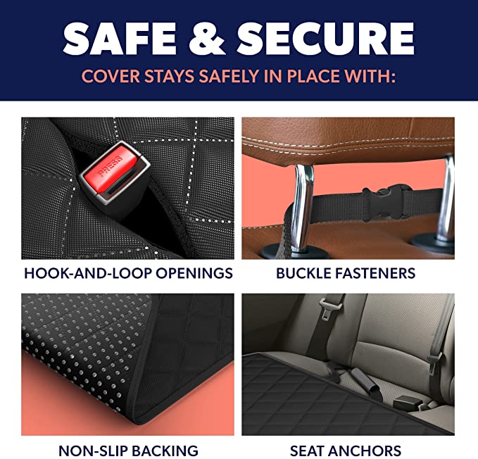 Hard Bottom Dog Car Seat Cover