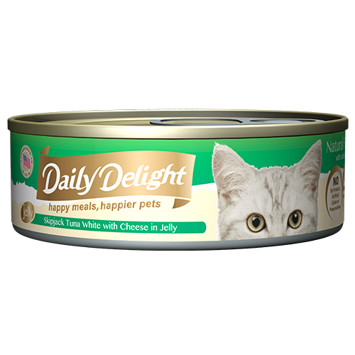 Daily Delight Canned Wet Food For Cats 80g (Jelly Range) 24-Pack Cans