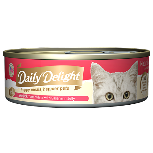 Daily Delight Canned Wet Food For Cats 80g (Jelly Range) 24-Pack Cans