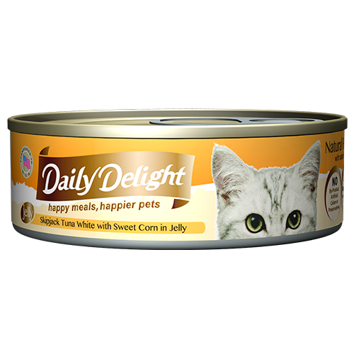 Daily Delight Canned Wet Food For Cats 80g (Jelly Range) 24-Pack Cans