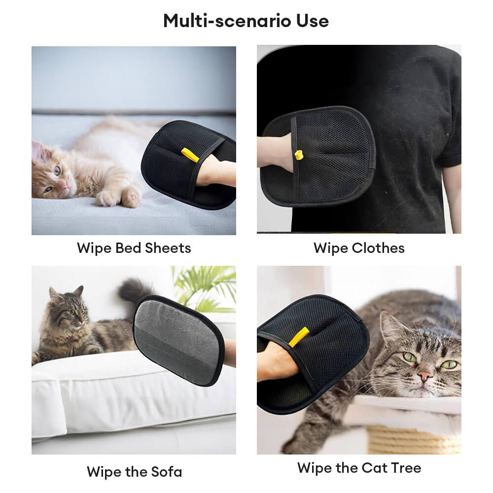 PetOlive™ - Pet Cleaning Glove with Dual-Sided Electrostatic Bristles
