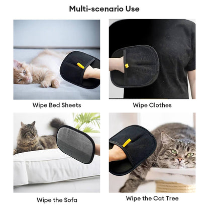 PetOlive™ - Pet Cleaning Glove with Dual-Sided Electrostatic Bristles