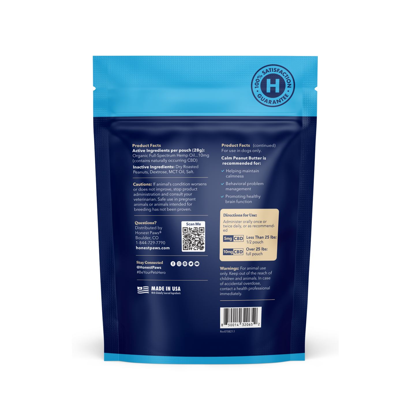 Calm CBD Peanut Butter