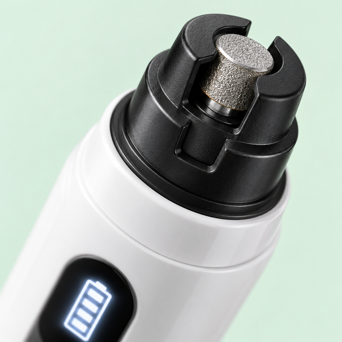 USB-C rechargeable pet nail grinder and cable