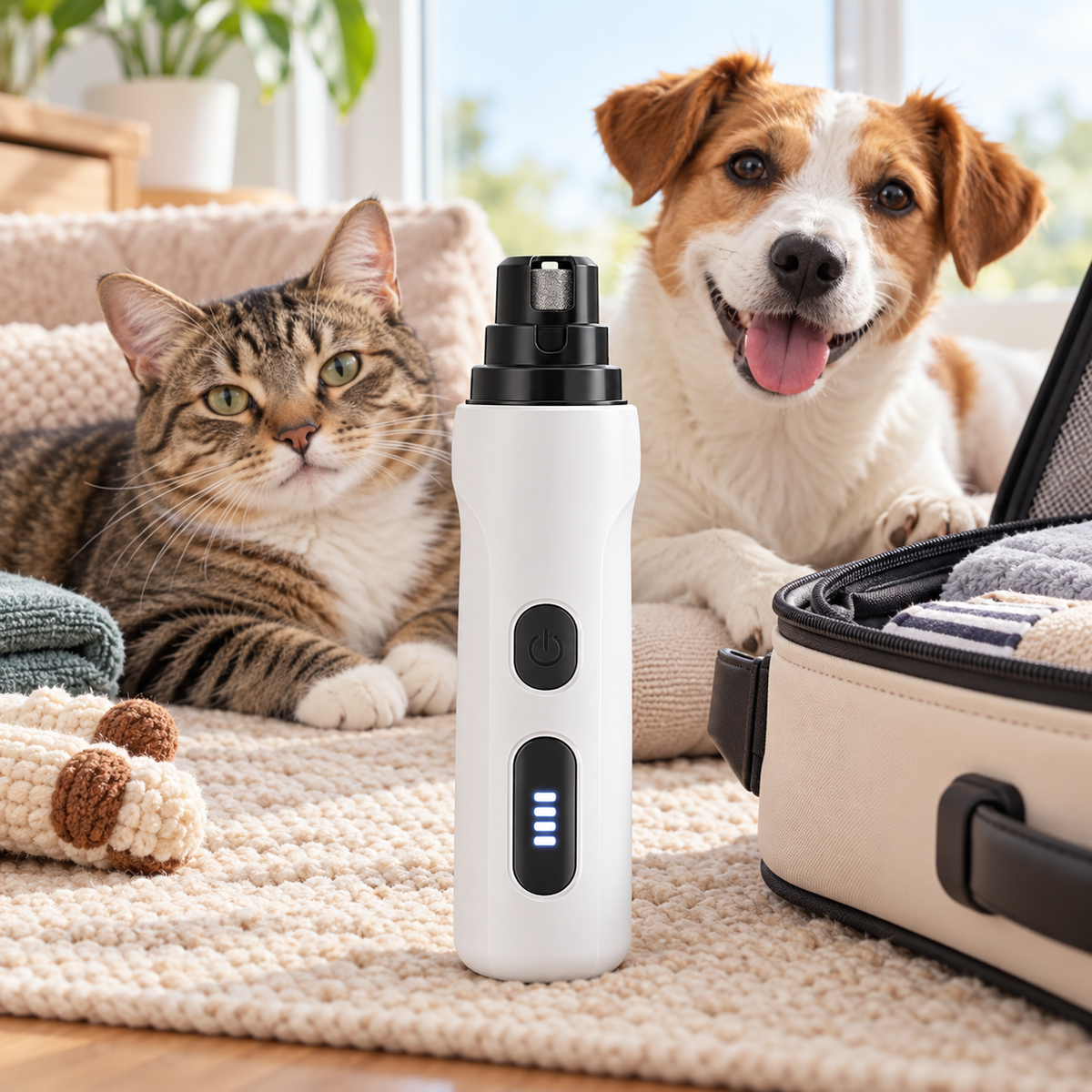 PetOlive compact nail grinder for dogs and cats