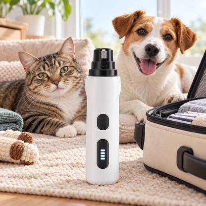 PetOlive compact nail grinder for dogs and cats