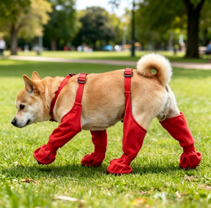 Waterproof Dog Shoes, Anti-Slip Paw Protection, Set of 4, image 9