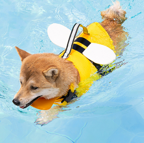 Animal-Shaped Dog Life Jacket, Buoyancy Vest for Small & Medium Dogs, image 13