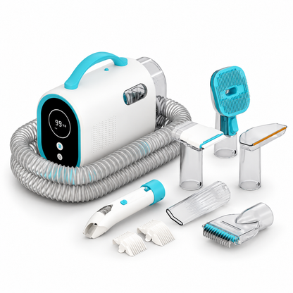 PetOlive grooming vacuum kit studio view