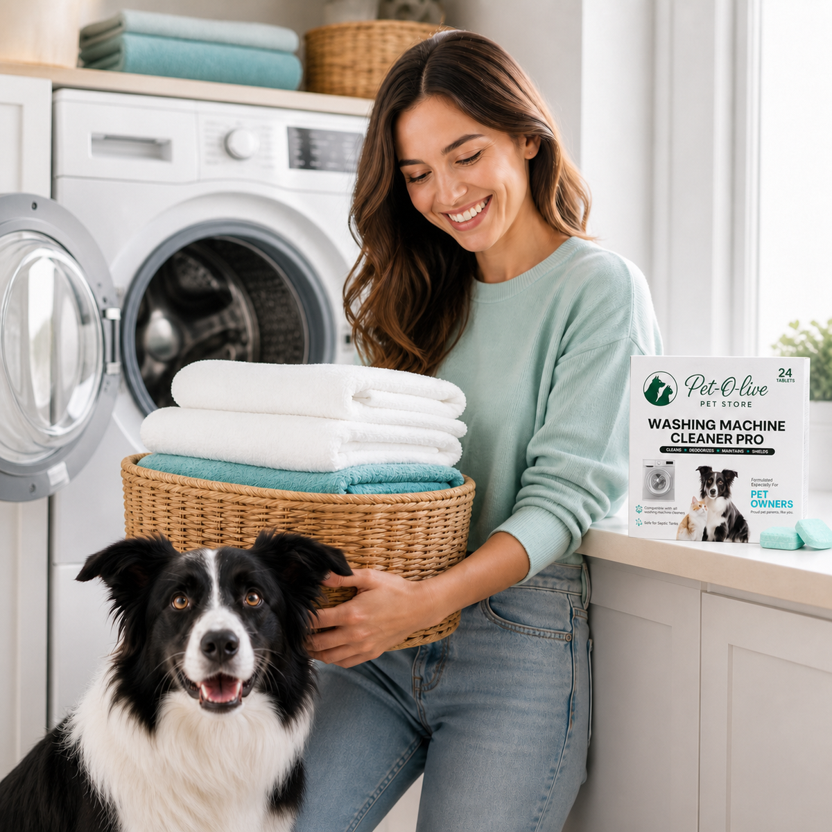 Washing Machine Cleaner Pro — pet hair and odor washing machine cleaner tablets